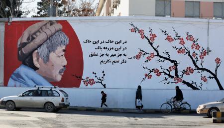 アフガニスタンで中村医師に敬意を表す壁画