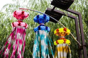 七夕まつり。この季節は梅雨が終わり、夏の本格的な始まり
